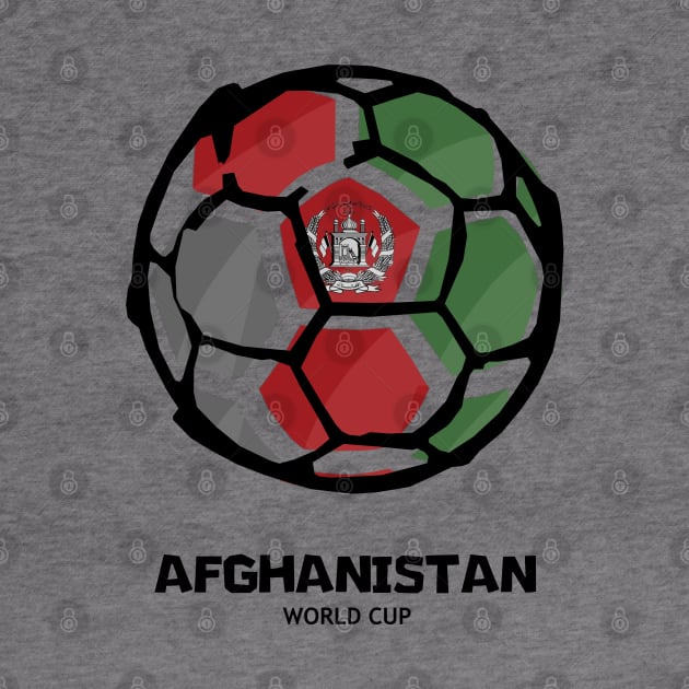 Afghanistan Football Country Flag by KewaleeTee